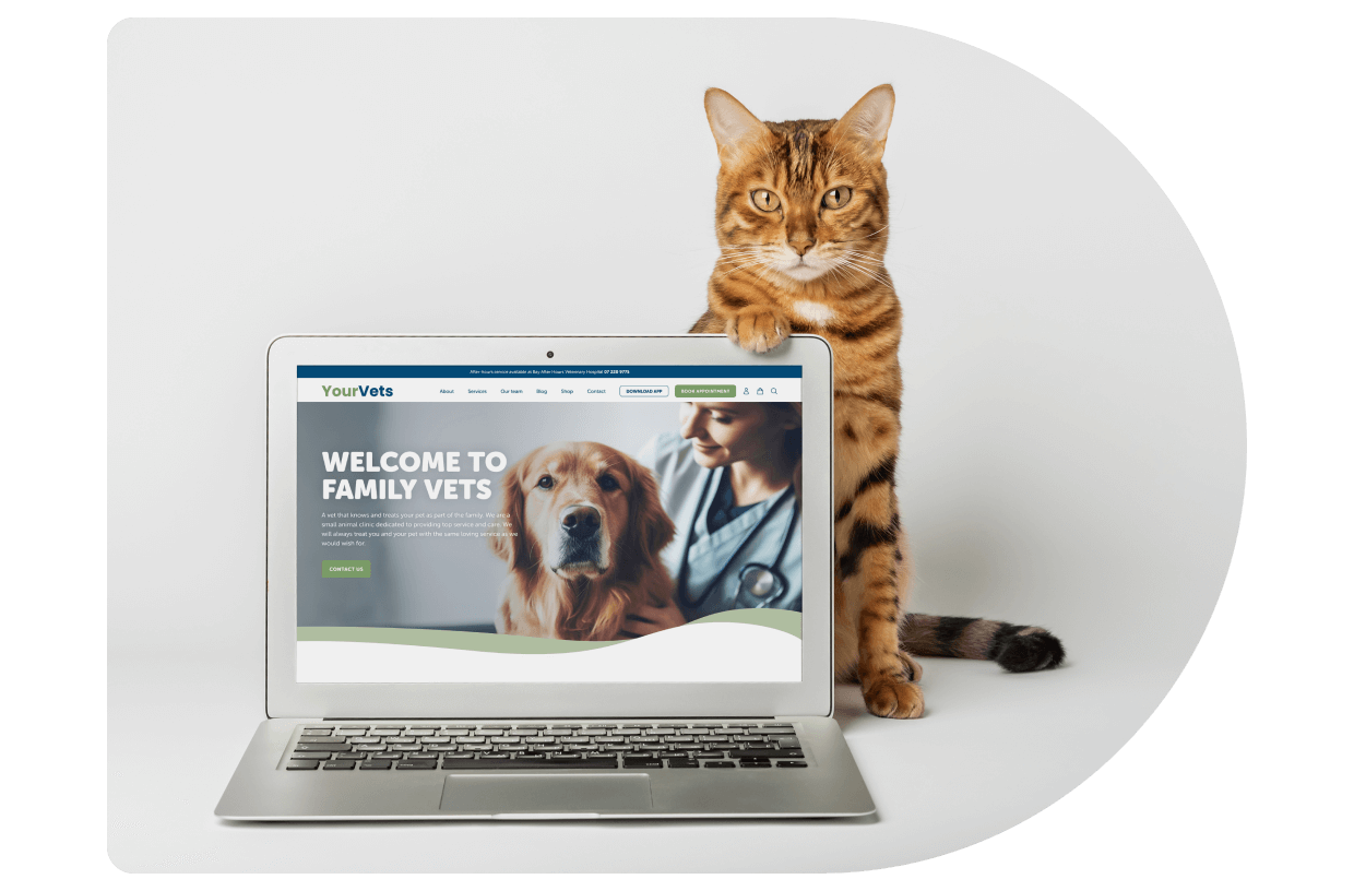 Custom website design solutions for your clinic vetdesk
